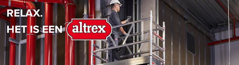 Relax, het is een Altrex. Ladders, steiger, trappen en meer.