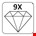 Carat diamantboorset tegel - 2x6mm en 2x8mm - ETDC Classic - voor accuboormachines