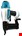 Makita 8 bar nietmachine - AT638A - Narrow Crown - in koffer - met olie en veiligheidsbril