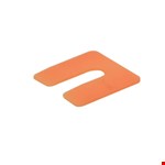 Gebr. Bodegraven uitvulplaatjes - GB-34602 - 2 mm (240x p/zak) - oranje