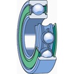 SKF Groefkogellager 6001-2z/c3gjn