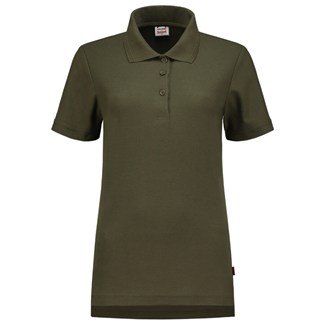 Tricorp Casual 201006 Dames fitted poloshirt Legergroen maat L
