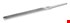 Bahco vijl plat - zonder hecht - 250mm basterd  1-100-10-1-0