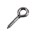 Gebr. Bodegraven schroefoog - 6x3x1,9mm - verzinkt