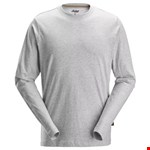 Snickers Workwear 2496 Long Sleeve T-shirt gemeleerd grijs - maat XXL