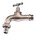 Waterkraan met schroefdraad en slangpilaar - verchroomd - 1/2" buitendraad x 19 mm slangtule