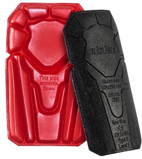 Blåkläder 4027 kniebeschermers one size zwart/rood