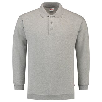 Tricorp polosweater boord - Casual - 301005 - grijs melange - maat 5XL