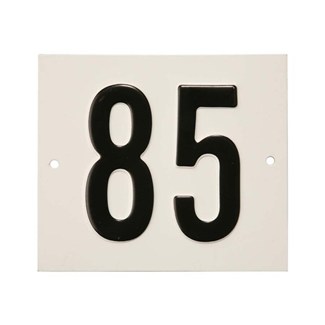 Besbo huisnummerplaat - Nr. 85 - aluminium