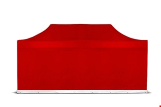 Grizzly zijwand - GO-WORK - 6 m - rood