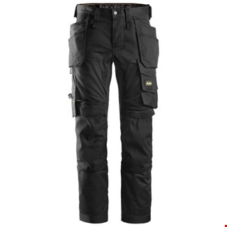 Snickers Workwear 6241 Stretch Werkbroek met holsterzakken zwart - maat 46