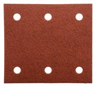 Makita schuurvellen Red velcro - 114x102mm