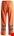 Snickers Workwear regenwerkbroek PU - 8243 - oranje - maat S