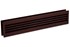 Nedco deurventilatierooster - bruin - 90 x 455 mm -  2-delig