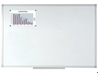Staples whitebord - 180 x 90 cm - gelakt staal - 381111