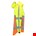 Tricorp parka verkeersregelaar - Safety - 403001 - fluor oranje/geel - maat L