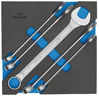 GEDORE ringsteeksleutelset - check-tool-module 5-delig