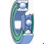 SKF Groefkogellager 6308-2Rs1/C3