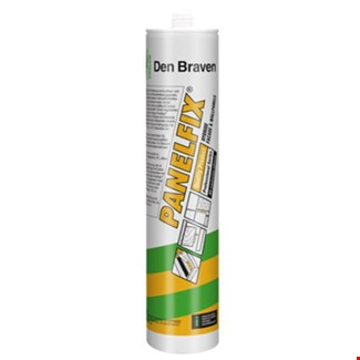 Zwaluw Panelfix - gevelplaatlijm - 290 ml koker - zwart 