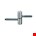 BSW inboorpaumelle - gegalvaniseerd - 9.5 mm opdek - 200 B GV