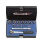 GEDORE doppendoos - D 20 DMU-3 - 1/4 inch - 4-13 mm - in kunststof cassette - 13-delig