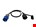 Qwatt Pro verloopsnoer stekker naar contrastekker randaarde - 3x2,5 mm² H07RN-F - 1 m 