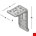 Gebr. Bodegraven XL-hoekanker - 100x150mm - 70x5mm - verzinkt