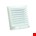 Nedco schoepenrooster alu. 200 x 200 mm