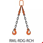 REMA kettingen 2-sprong - RML= topschalm - RDG = inkortklauw - RCH = haak met clip - in opbergbox 