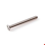 Hoenderdaal metaalschroef [200x] - RVS-A2 - platkop - zaagsnede - M5x50mm