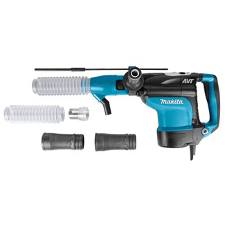 Makita combihamer 230V - HR4511CV - SDS Max - 9.4J - 1350W - met stofafzuigset - in koffer