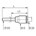 Legris -steelverloopkoppeling verkleinend - 4 mm x 6 mm - 3166 04 06