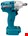Makita instelbare slagmoersleutel - DTWA190Z - 14,4 V - 185 Nm - excl. accu en lader - in doos