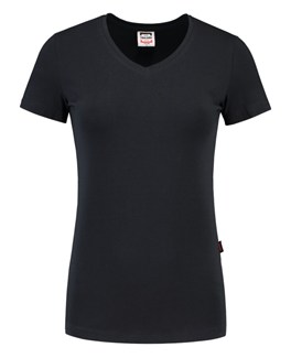 Tricorp dames T-shirt V-hals 190 grams - Casual - 101008 - marine blauw - maat XL