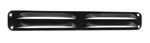 Nedco schoepenrooster - rechthoekig - 370x40mm - zwart - aluminium