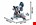 Bosch accu-afkortzaag - GCM 18V-216 DC - 18V - excl. accu en lader