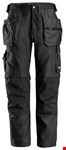 Snickers Workwear 6224 Canvas+ werkbroek met holsterzakken zwart - maat 50
