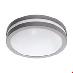 EGLO Connect LED buitenarmatuur - LOCANA-C - wand/plafondlamp - zilver - Ø 260 mm - 14W