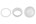 Nedco luchtrooster - wit - instelbaar - rond 150 mm aansluiting - met bus