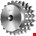 Kettingwiel - Simplex - Voorgeboord - 5/8" - 33T