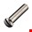 hulsmoer messing - vernikkeld - M4 x 22.5 mm