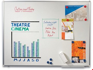 Staples whitebord  - 150 x 100 cm - emaille - 380574