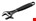 Bahco verstelbare moersleutel - omkeerbare bek -308 mm blank - 9073 P