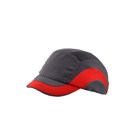 Baseballpet hardcap a1+ rood/grijs jsp