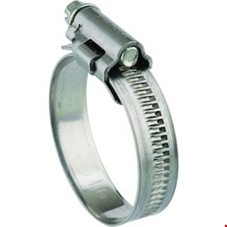 Mikalor slangklem - 80 - 100 mm - 12 mm - ASFA-S - W5 - inox - 21030291