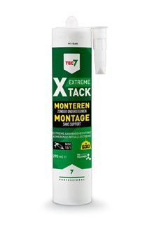 TEC7 X-TACK extreme montagekit - 290ml patroon - zwart
