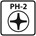 Hoenderdaal plaatschroef [200x] - RVS-A2 - cillinder kop - PH-2 - 3.9x25mm