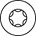 HECO TOPIX-plus glaslatschroeven - platkop RVS A2 - 3,5x40/27 mm - T10 - deeldraad - 200 st