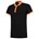 Tricorp Casual 201002 Bi-Color unisex poloshirt Zwart Oranje S