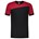 Tricorp 102006 T-shirt bicolor Naden - zwart/rood - maat S